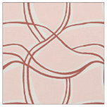Calming waves tropical dusty pink  fabric