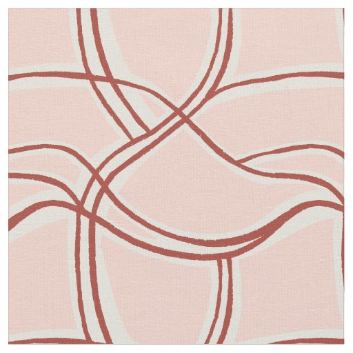 Calming waves tropical dusty pink  fabric