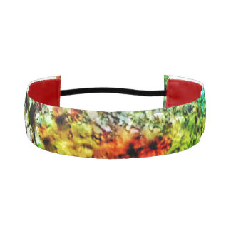 Calming yellow abstract Non-Slip Headbands,Chippe Athletic Headband