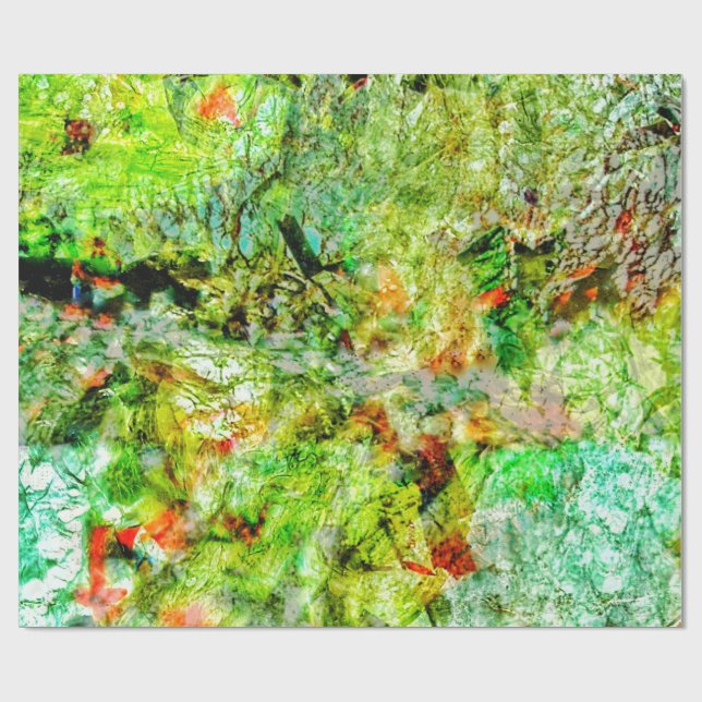 Calming yellow abstract Wrapping Paper,Calming  Wrapping Paper (Flat)