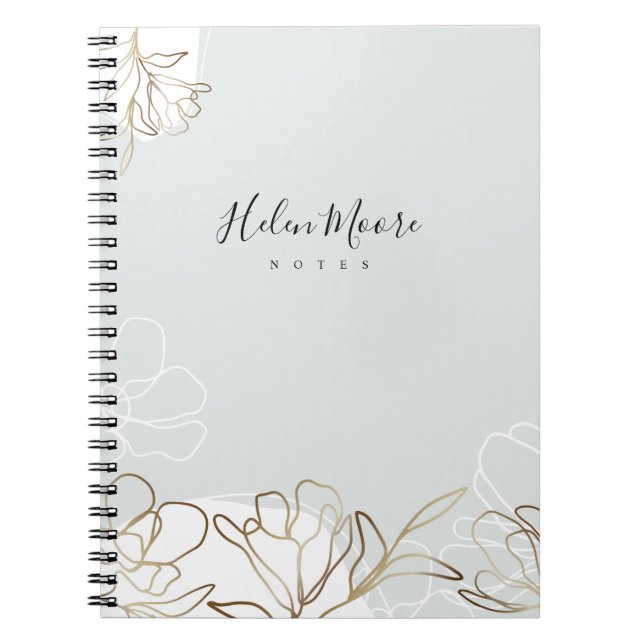 Calmness Nature Inspited Personalized Notebook (Front)