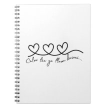 'Calon lan' Welsh Quote Notebook
