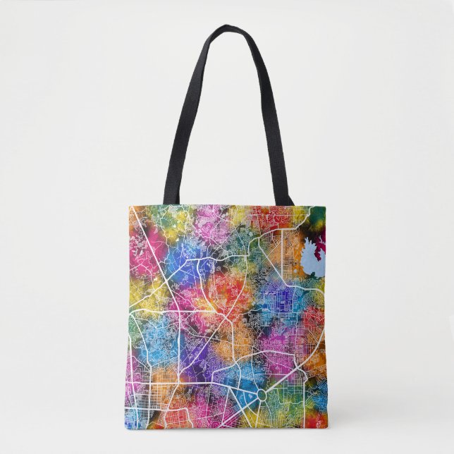 Caloocan Philippines City Map Tote Bag (Front)