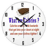 CALORIES WALL CLOCK