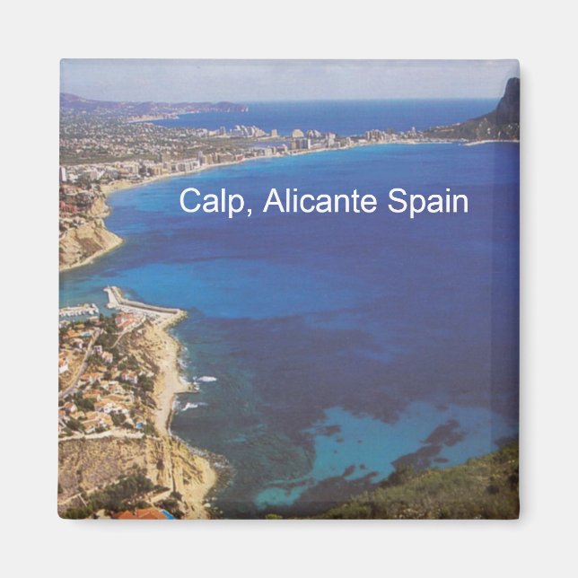 Calp Calpe Alicante Spain Photo Fridge Magnet (Front)