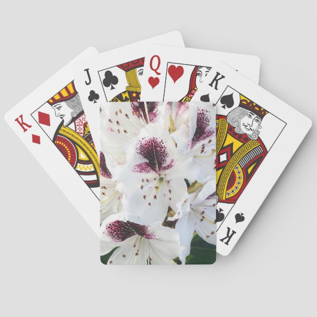 Calsap Rhododendrons Poker Cards (Back)