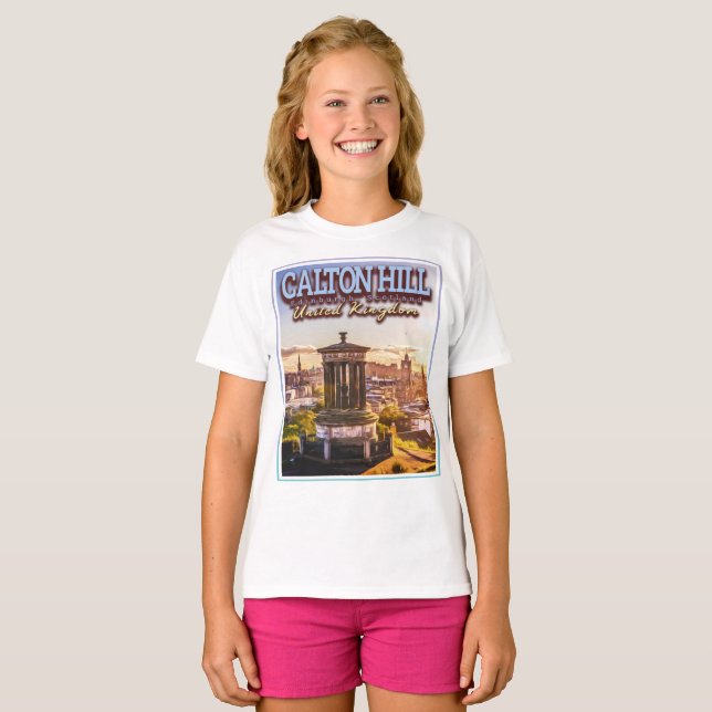 CALTON HILL - THE DUGALD STEWART MONUMENT T-Shirt (Front Full)