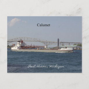 Calumet Port Huron post card