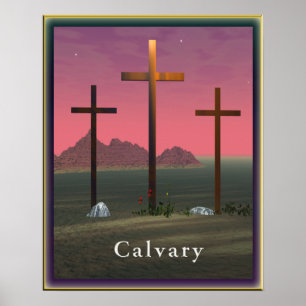 calvary christian poster art