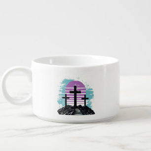 Calvary Golgotha it is finished Modern Christian Bowl