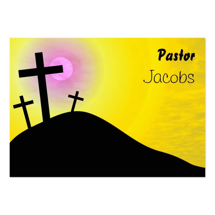 Calvary, Pastor, Jacobs Business Cards