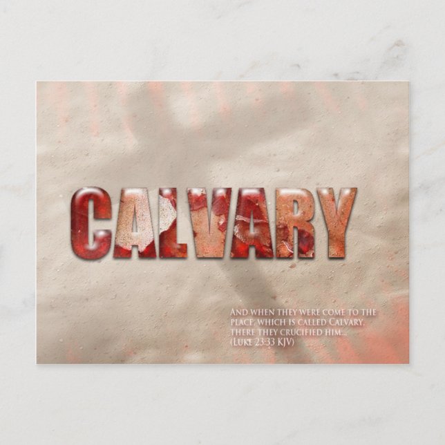 Calvary Postcard (Front)