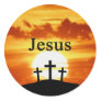 Calvary sunrise Jesus sticker