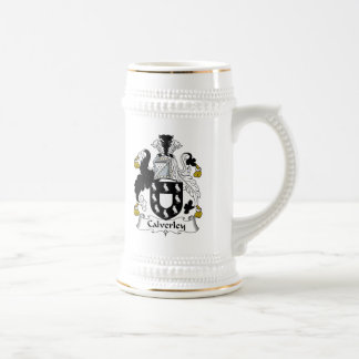 Calverley Family Crest Beer Stein