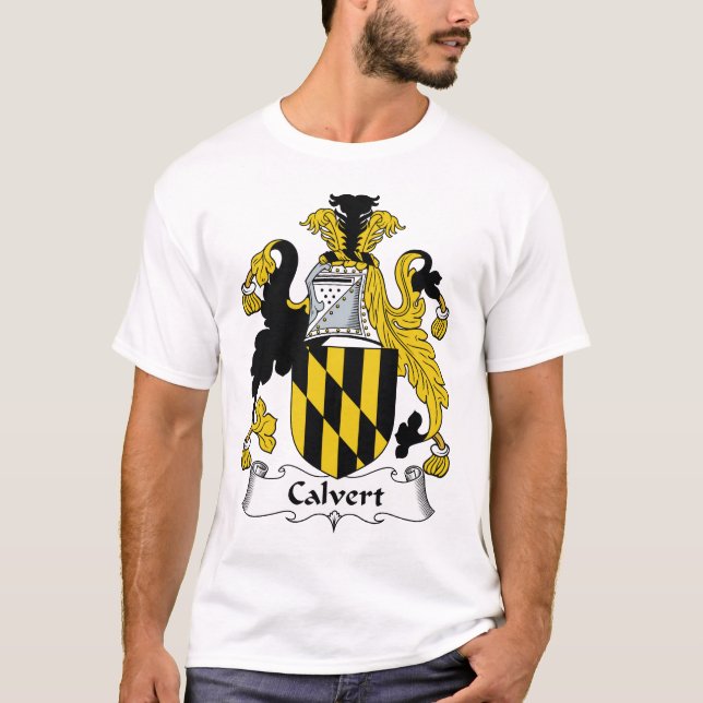 Calvert Family Crest T-Shirt (Front)