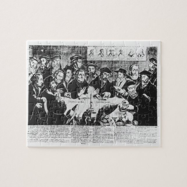 Calvin and Luther (engraving) Jigsaw Puzzle (Horizontal)