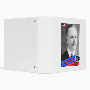 Calvin Coolidge Baseball Card Binder