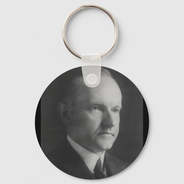 Calvin Coolidge Keychain (Front)