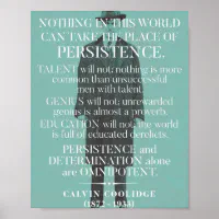 persistence calvin coolidge
