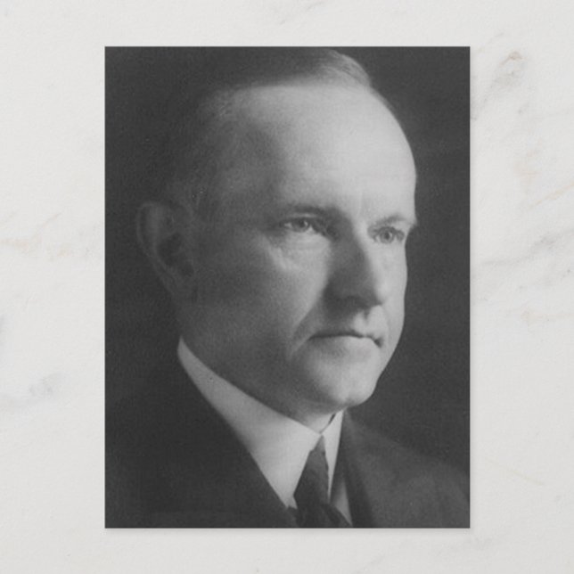 Calvin Coolidge Postcard (Front)