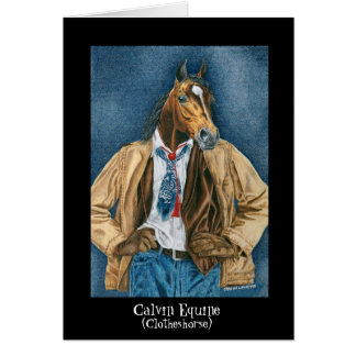 Calvin Equine (Clotheshorse) Cards
