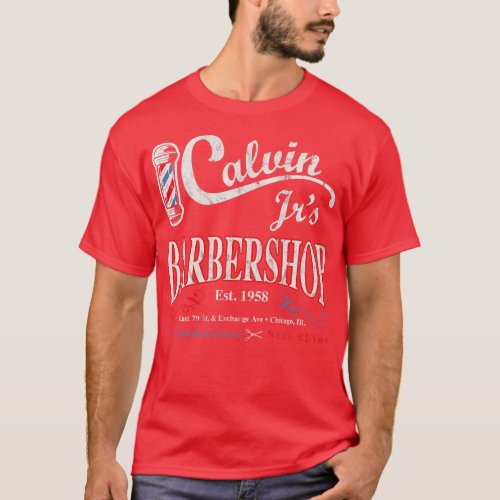Calvin Jrs Barbershop T_Shirt