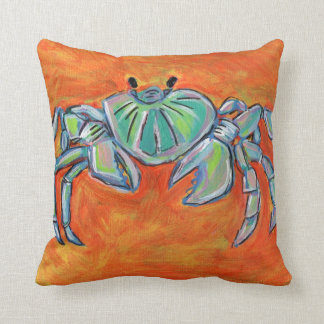 Calypso Crab Pillow island colors