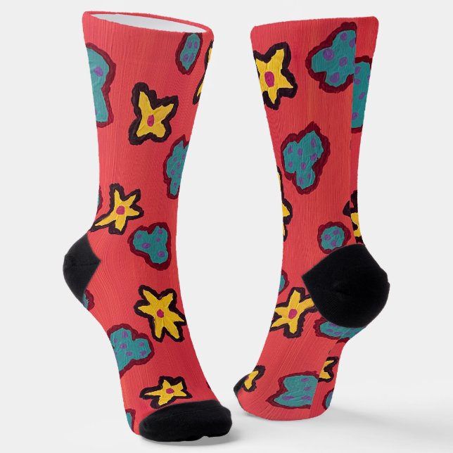 Calypso socks (Angled)