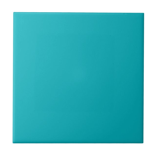 Calypso Teal Blue Kitchen and Bathroom Ceramic Tile (Front)