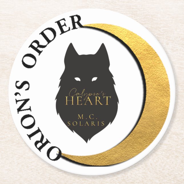 Calypso's Heart Orion's Order Drink Coaster (Front)