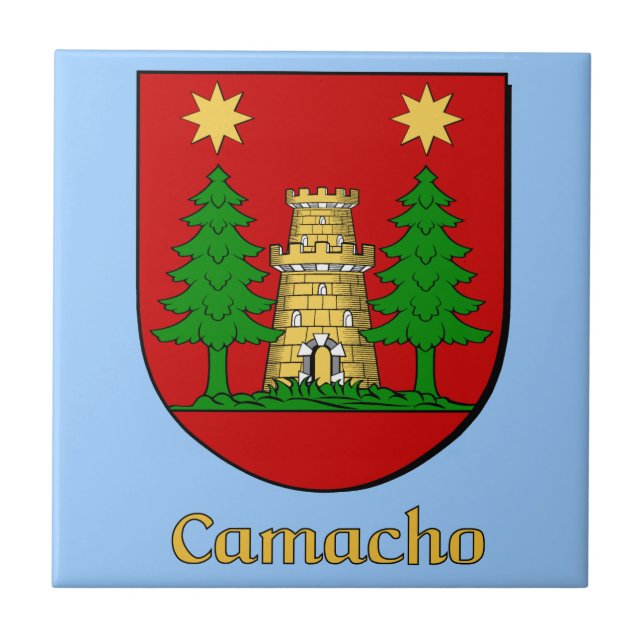 Camacho Family Shield Tile (Front)