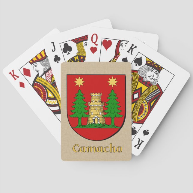 Camacho Heraldic Shield Poker Cards (Back)