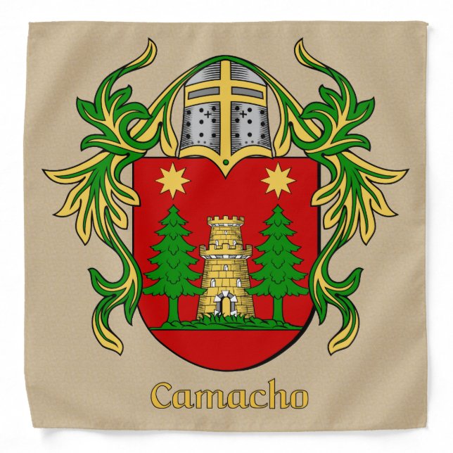 Camacho Historical Coat of Arms Bandana (Front)