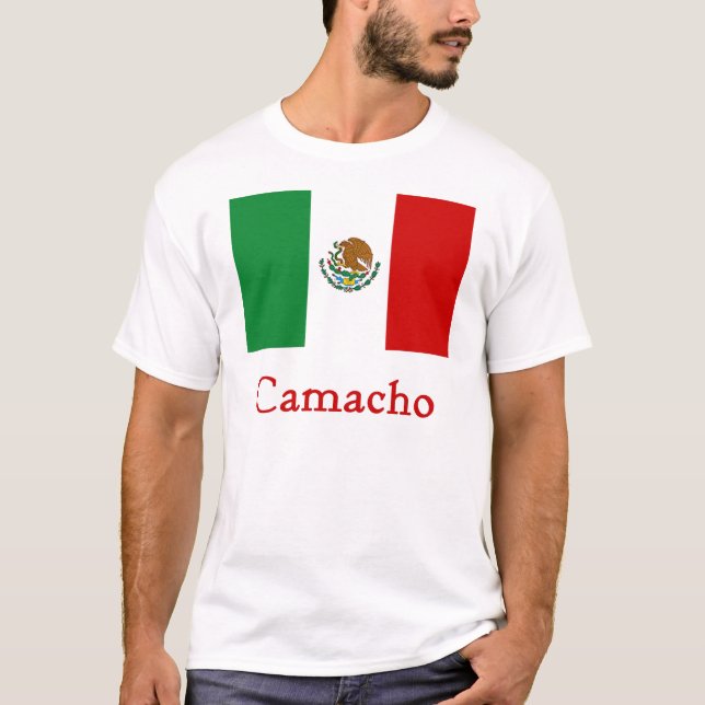Camacho Mexican Flag T-Shirt (Front)