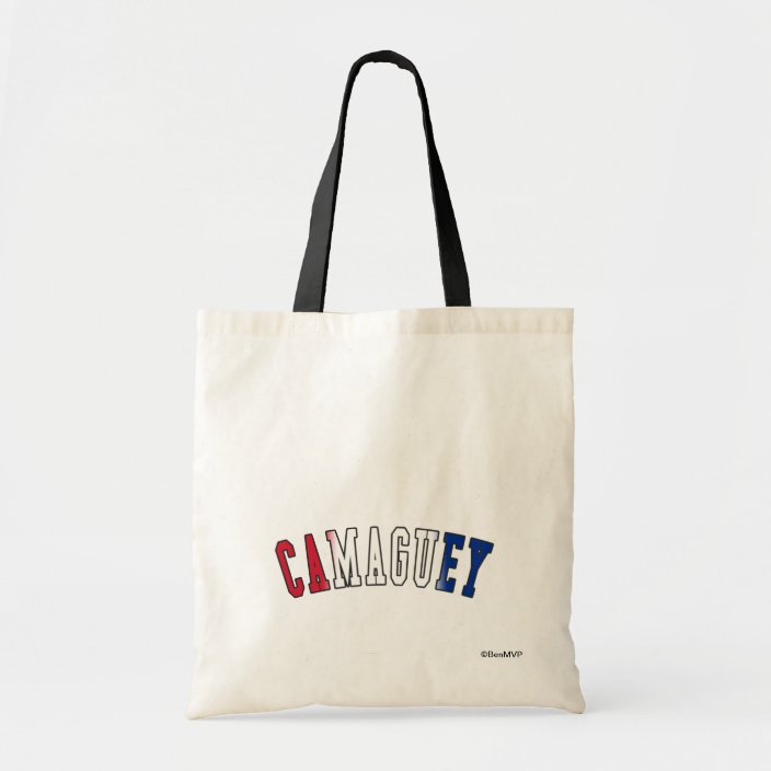 Camaguey in Cuba National Flag Colors Tote Bag