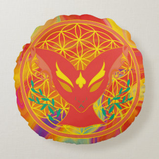 Camalion Louvoir Round Pillow