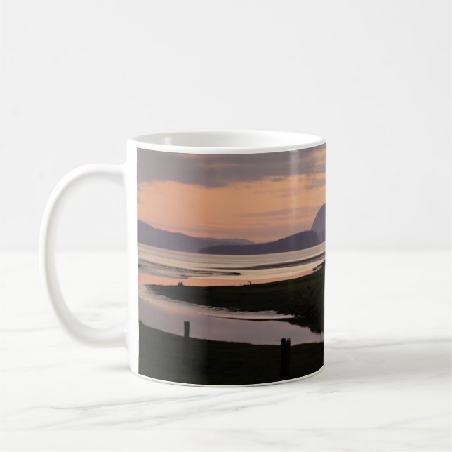 Camano Island, WA, at Sunset Classic Mug (Left)