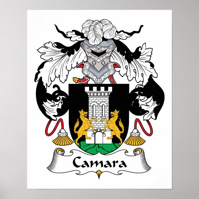 Camara Family Crest Poster (Front)