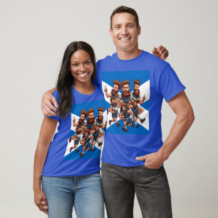 Camaraderie Of A Raucous Rugby Squad T-Shirt