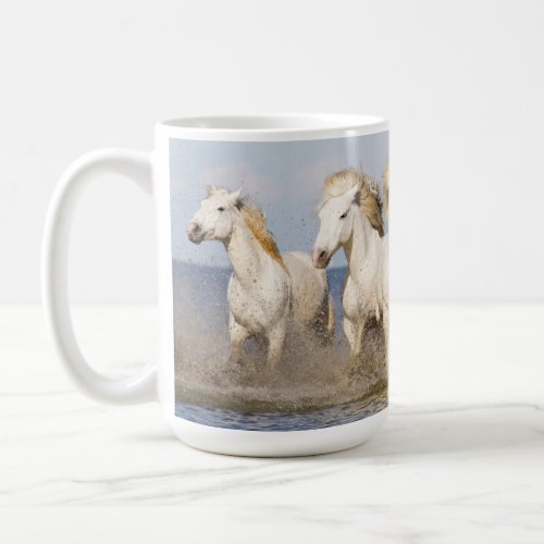 Camargue Horses Coffee Mug