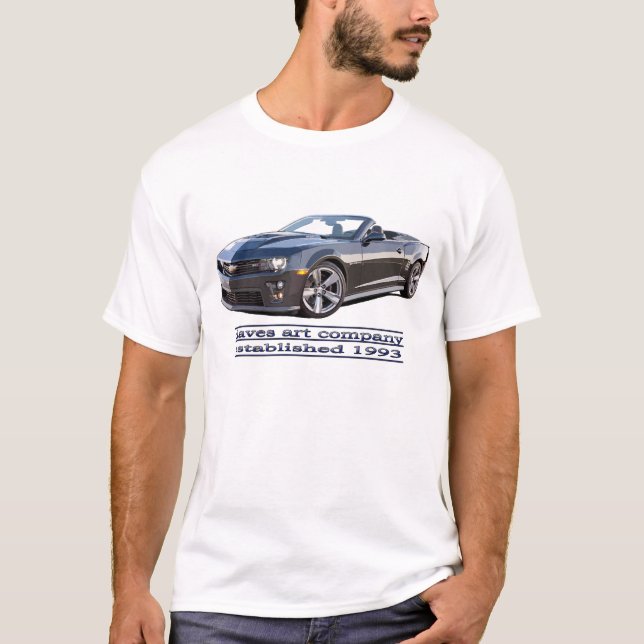 Camaro 2013 Fire Design T-Shirt (Front)