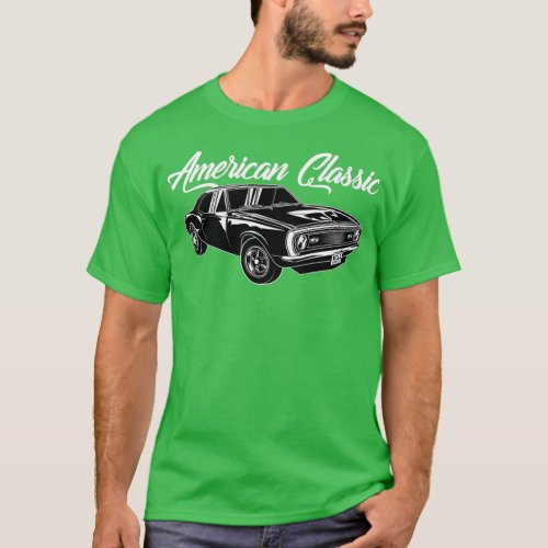 Camaro American Muscle Car T_Shirt
