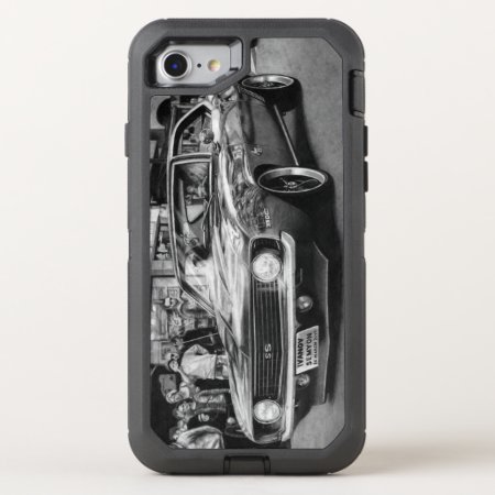 Camaro Black And White Phone Otterbox Defender Iphone Se/8/7 Case