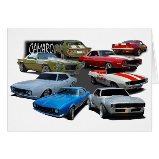 CAMARO CARDS (Front Horizontal)