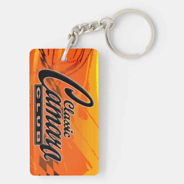 camaro double sided keychain (Back)
