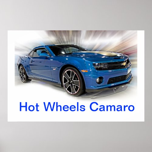 Camaro Hot Wheels Special Edition Poster