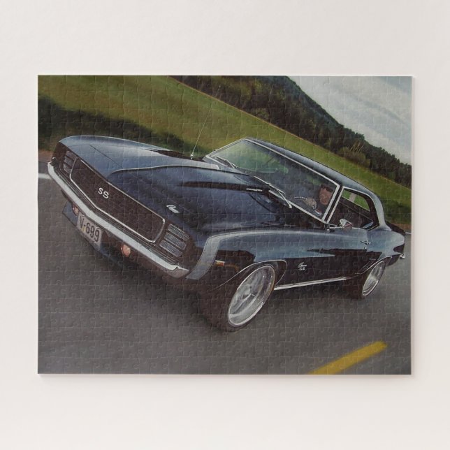 Camaro In Motion Jigsaw Puzzle (Horizontal)