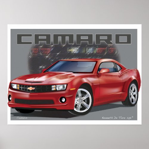 Camaro Poster