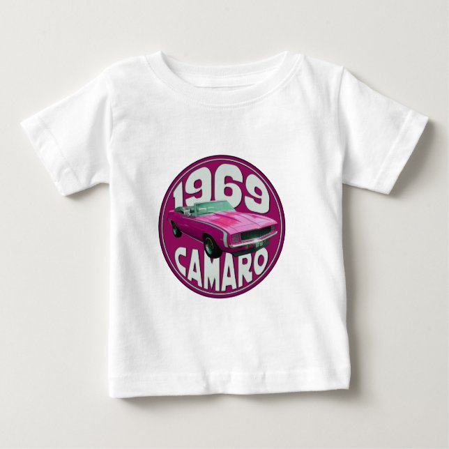 Camaro SS Pink 1969 Baby T-Shirt (Front)