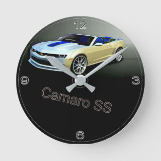 CAMARO SS ROUND CLOCK
